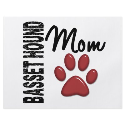 Basset Hound Mom 2 Custom Flyer by poochloverstuff