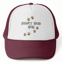 Basset Hound Mom Trucker Hat