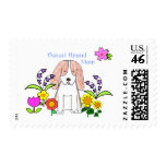 Basset Hound Mom Postage
