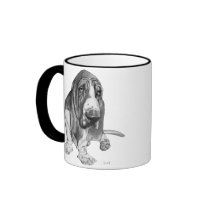 Basset Hound Coffee Mugs