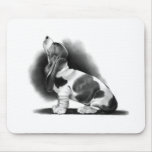 BASSET HOUND: PENCIL REALISM: PUPPY MOUSEPADS