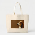 Basset Hound Photo Jumbo Tote Bag