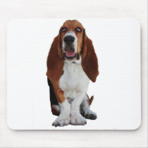 Basset Hound Picture Mouse Pad
