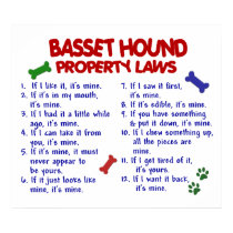 BASSET HOUND PL2 posters by poochloverstuff BASSET HOUND PL2 posters