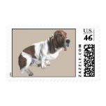 Basset Hound Postage Stamp