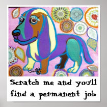 Basset Hound Print