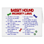 BASSET HOUND Property Laws 2 Card