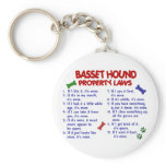 BASSET HOUND Property Laws 2 Key Chain