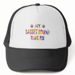 Basset Hound Rules Fun Mesh Hat