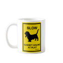 Basset Hound Slow At Play Mug by poochcreations Basset Hound Slow At Play Mug