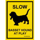 ladies_casual_tshirt - Basset Hound Slow At Play T-Shirt