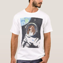 Basset Hound Space Walk t-shirts by eelfish1 Basset Hound Space Walk t-shirts