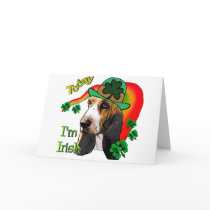 Basset Hound St. Patricks Day cards by DogsByDezign Basset Hound St. Patricks Day cards