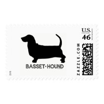 Basset Hound Stamp by dogsilhouettes Basset Hound Stamp