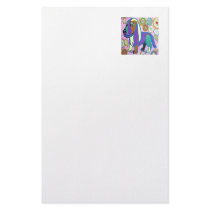 Basset Hound Customized Stationery