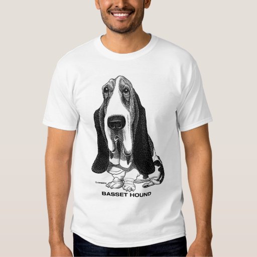 basset hound tee shirts