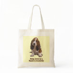 Basset Hound Tote Bag