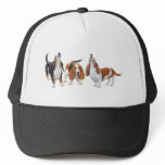 Basset Hound Trio Hat
