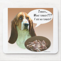 Basset Hound Turkey Mouse Mats