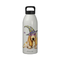 Basset Hound Witch Drinking Bottle