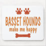 Basset Hounds Make Me Happy Use Pads
