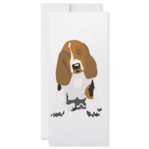 Basset Hound's Rack Card Design