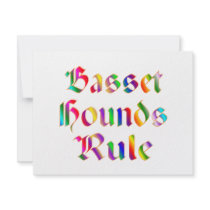 Basset Hounds Rule invitations