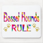 Basset Hounds Rule Mouse Mat