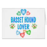 BASSET LOVER GREETING CARD