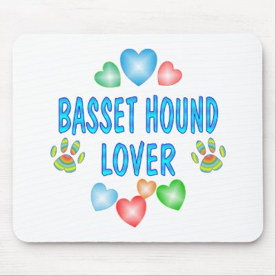 BASSET LOVER MOUSE PADS by TLArnold4