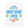 BASSET LOVER POST CARD