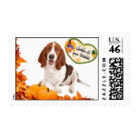 Basset Thanksgiving Postage