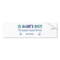 BassetHound Bumper Stickers