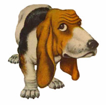 BASSETT GUARD DOG CUT OUT