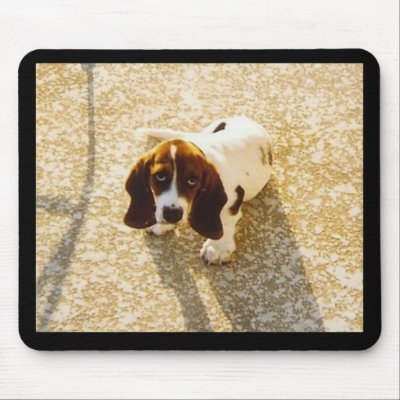 Bassett Hound Mousepad by mydoggieworld