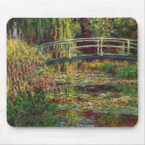 Bassin Aux Nympheas Harmonie Rose Monet mousepads