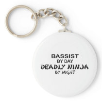 Bassist Deadly Ninja by Night Keychain