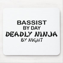 Bassist Deadly Ninja by Night Mouse Mats