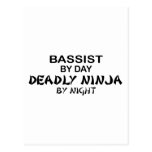 Bassist Deadly Ninja by Night Post Card