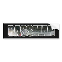 Bassman Bumper Sticker DARK