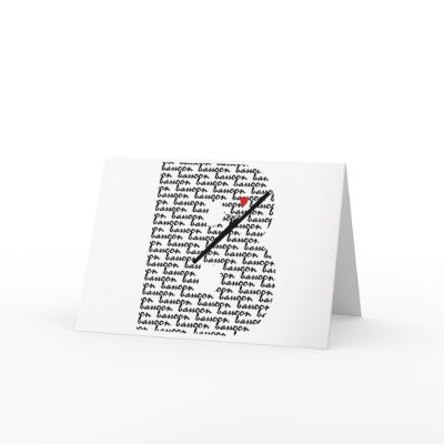 Bassoon Letter B Greeting Cards by hamitup