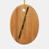 Bassoon Oval Ornament Pendant