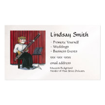 Bassoon Player Business Card