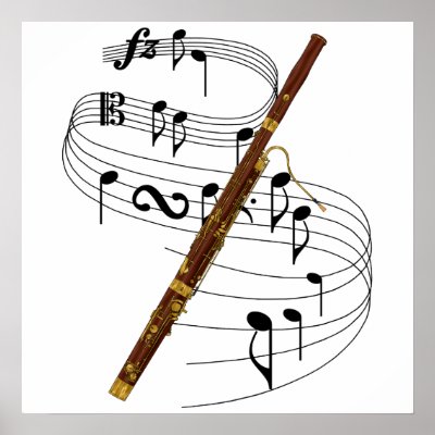 Bassoon Poster by nakedzealot