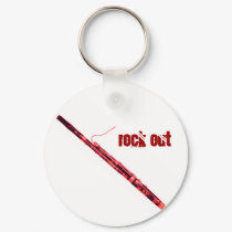Bassoon Rock Out Keychain by tawillphil Bassoon Rock Out Keychain