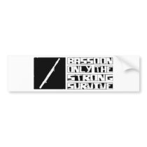 Bassoon Survive Bumper Sticker