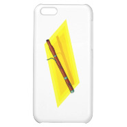 Bassoon with yellow background image graphic case for iPhone 5C