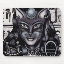 Bast Cat Goddess Egyptian Mousepad