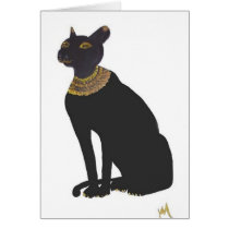 Bast Egyptian Goddess of Love Card