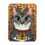 Bast Goddess Cat Egyptian Bastet Art Magnet magnets